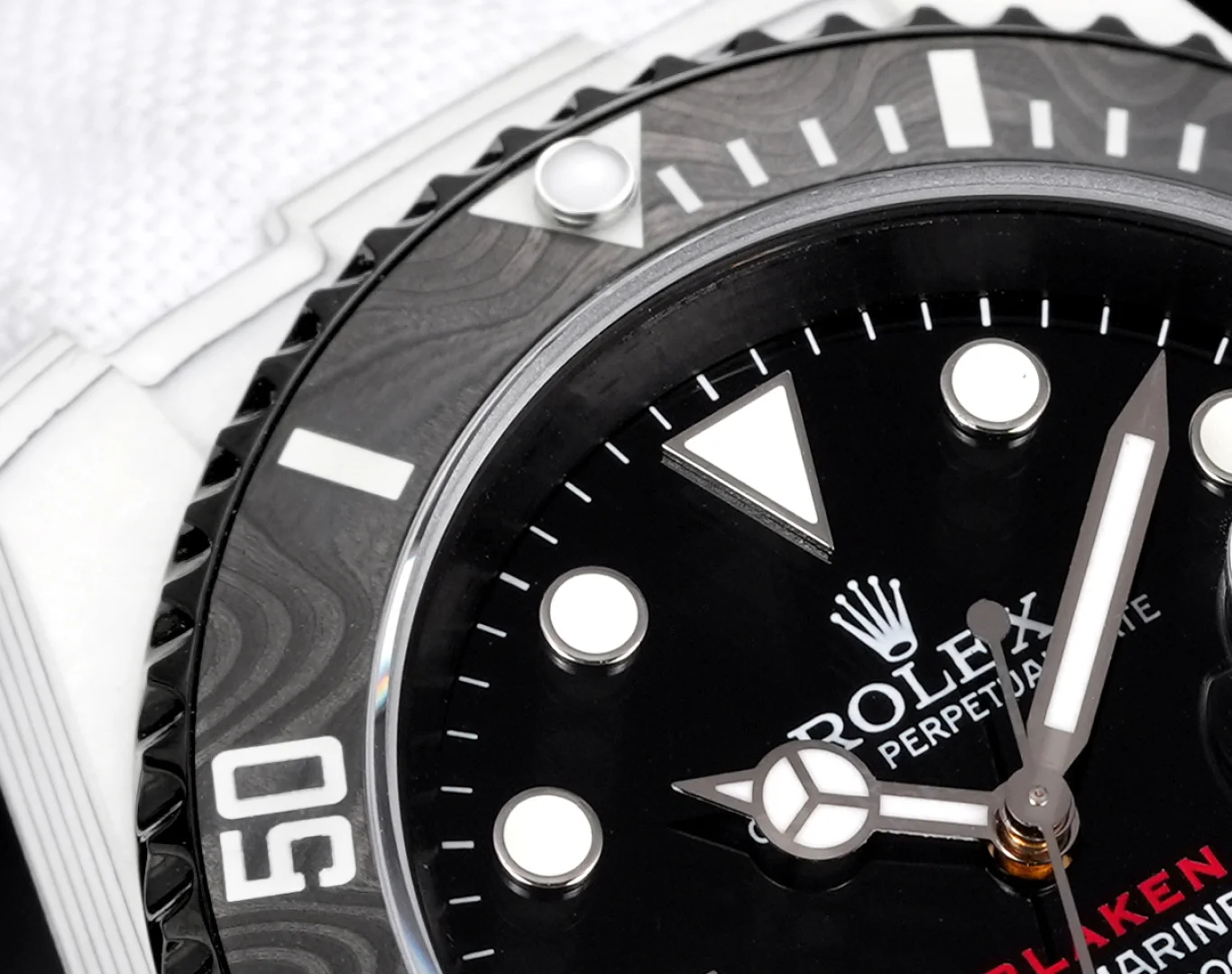 ROLEX 2836 movement Black Steel King Water Ghost series watch Men s mechanical watch - Detail view 3