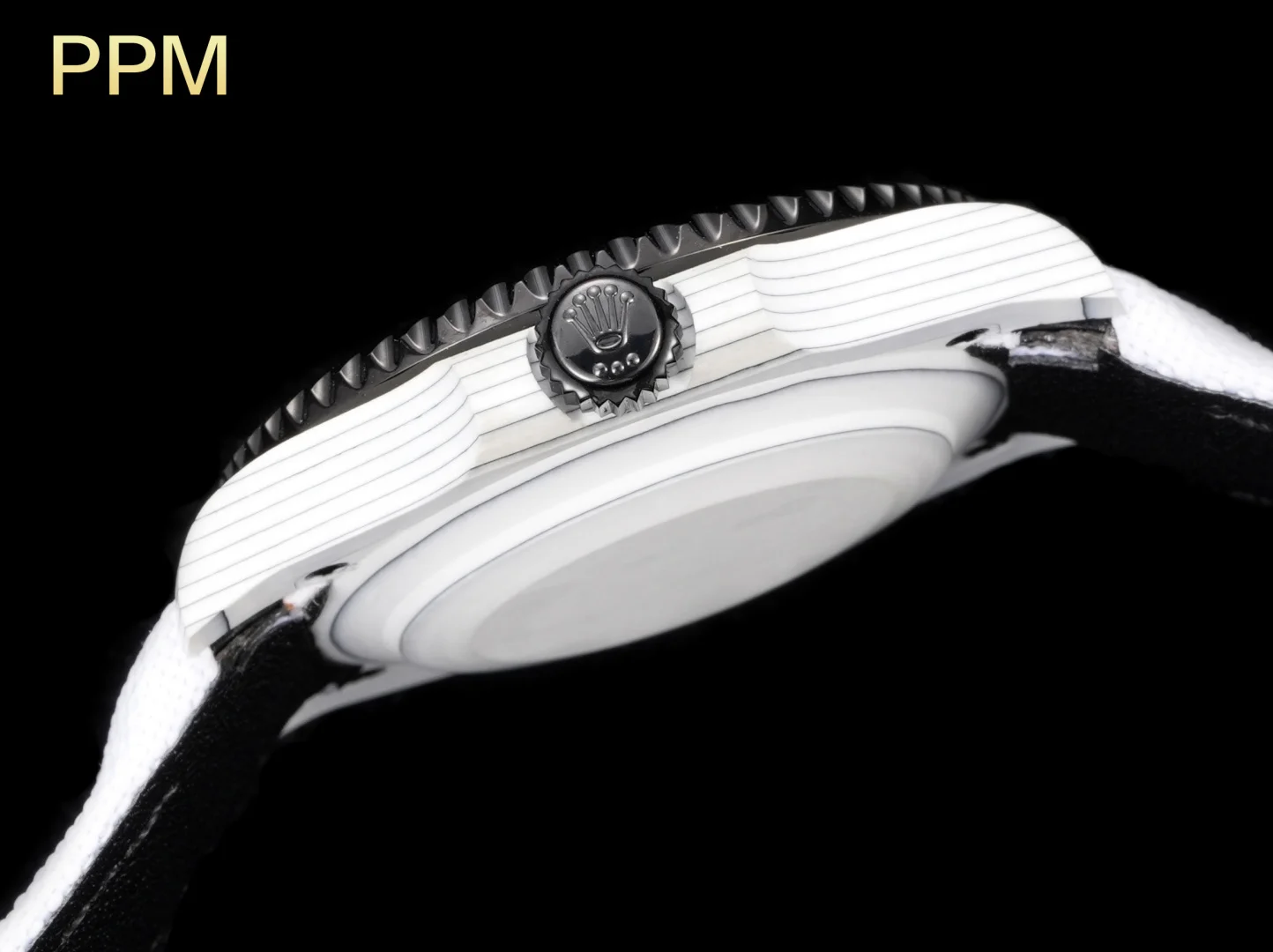 ROLEX 2836 movement Black Steel King Water Ghost series watch Men s mechanical watch - Detail view 4
