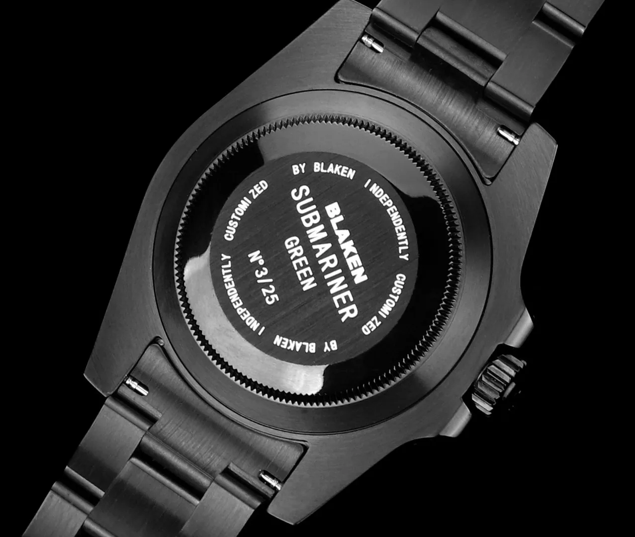 ROLEX 2836 movement Black Steel Royal Submariner series watch Men s mechanical watch - Detail view 7
