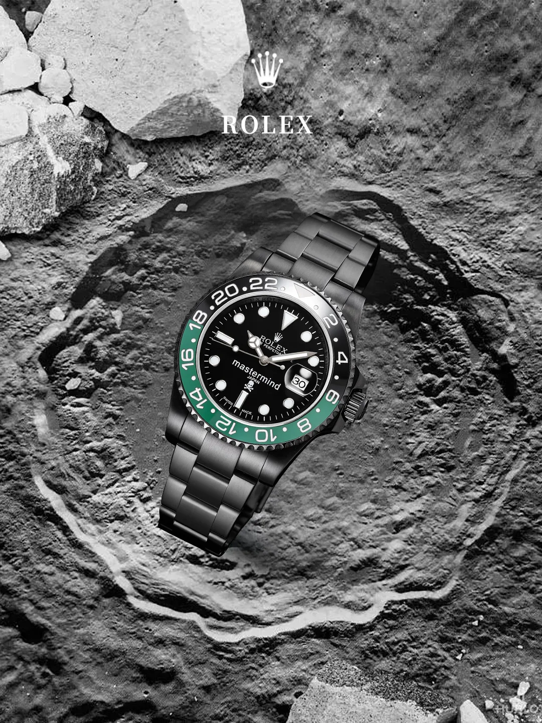 ROLEX 2836 movement Black Steel Royal Submariner series watch Men s mechanical watch - Detail view 9