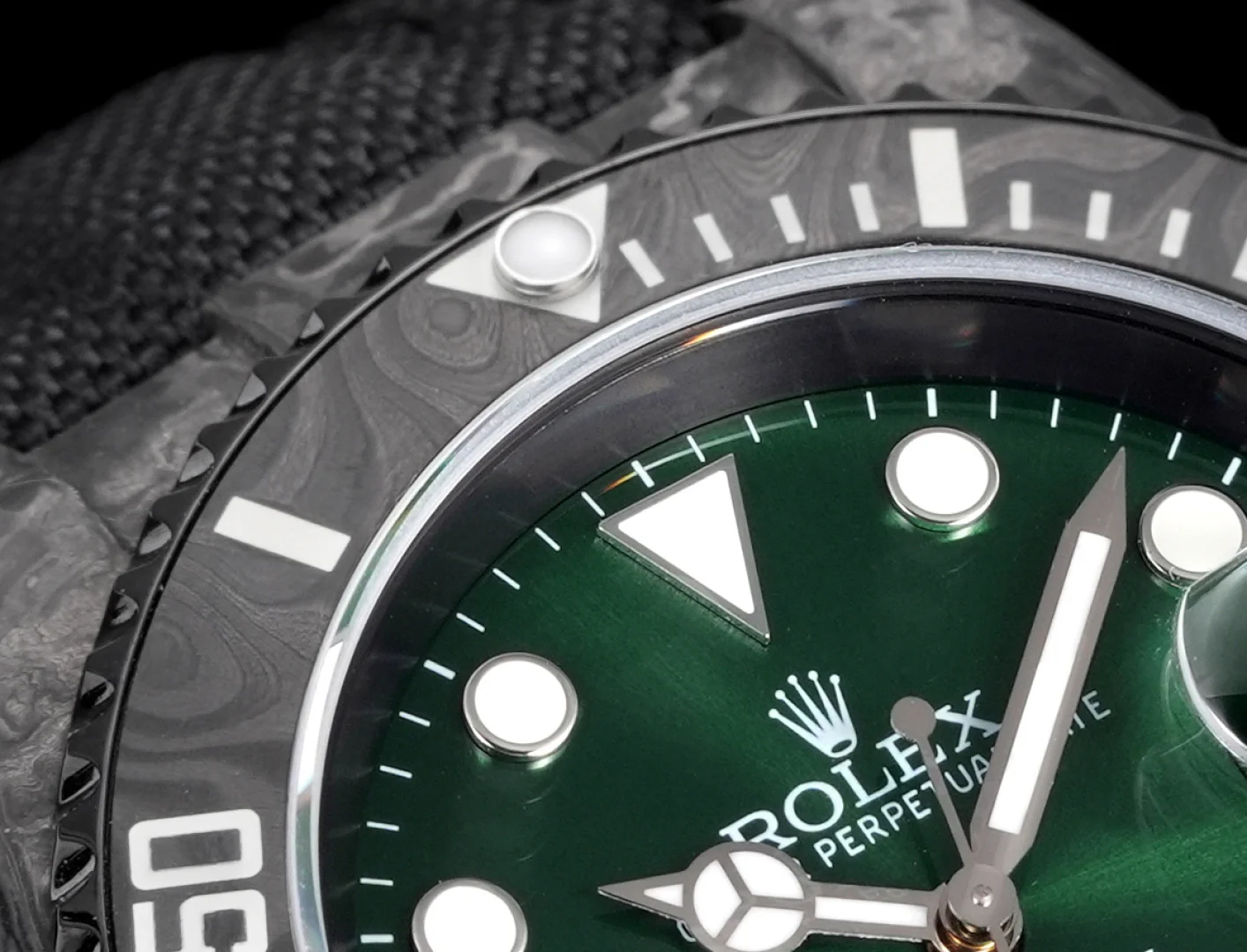 ROLEX 2836 movement Black Steel Royal Submariner series watch Men s mechanical watch - Detail view 3
