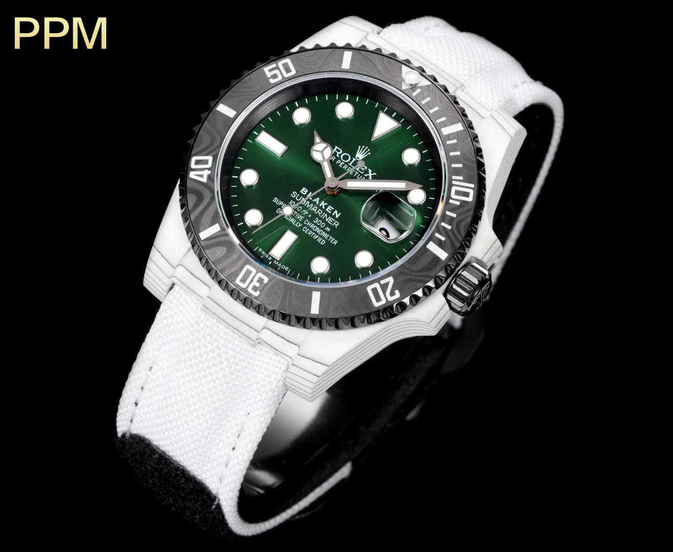 ROLEX 2836 movement Black Steel Royal Submariner series watch Men s mechanical watch - Detail view 9
