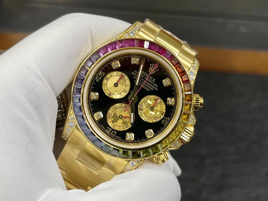 ROLEX 2836 movement 904L stainless steel Rainbow Daytona series watch men s mechanical watch - Detail view 6