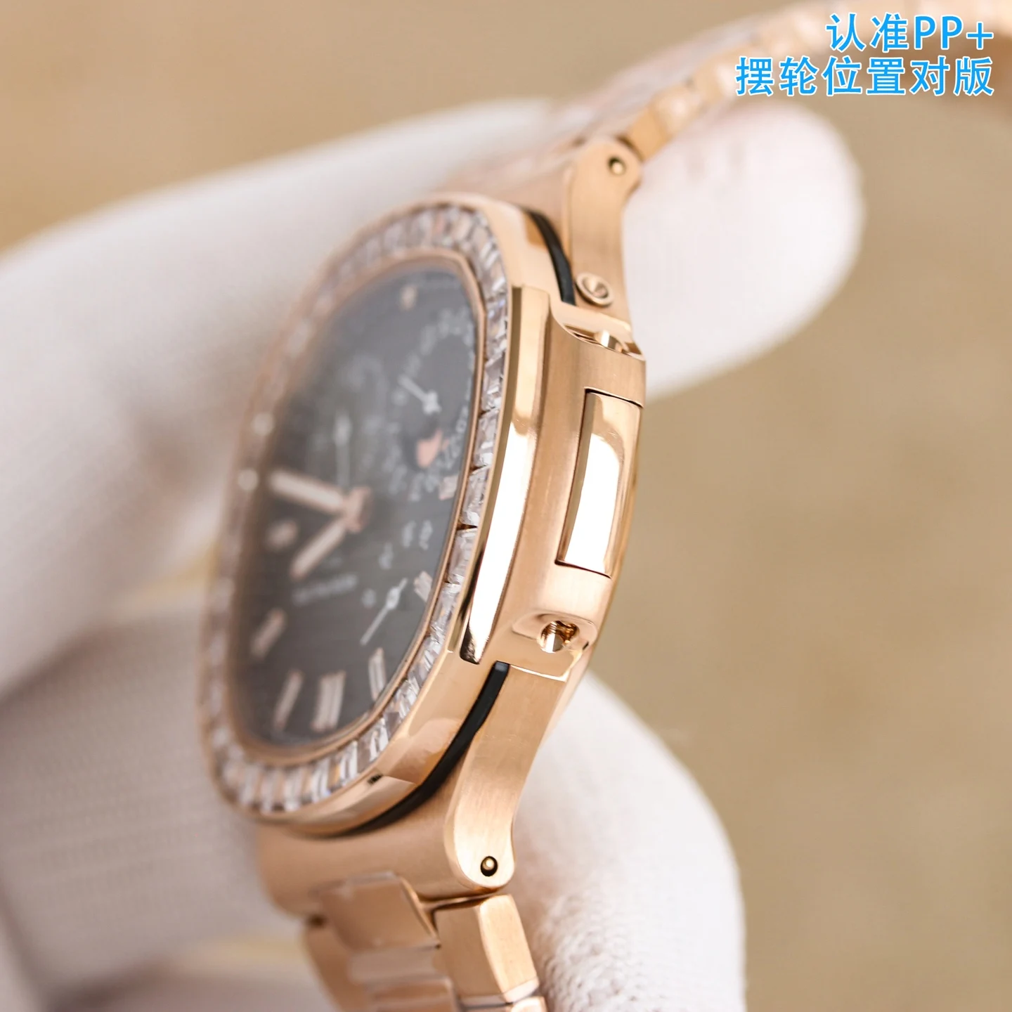 PATEK PHILIPPE 5712 Manual Cal. 240 Pearl Dial Patek Philippe Nautilus Elegant Sports Watch Men s Mechanical Watch - Detail view 7