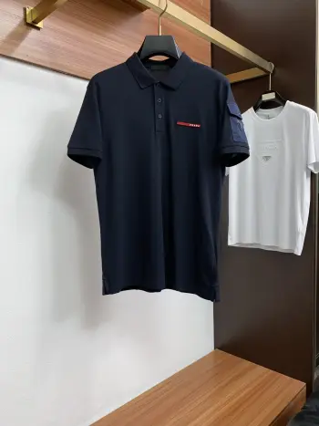 新款男士翻领短袖