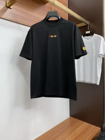 100% Cotton Loose Fit Round Neck Men s Short Sleeve T-Shirt