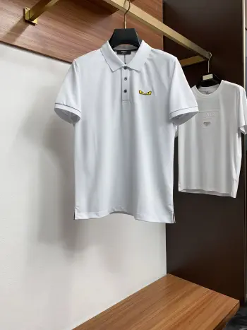细纹珠地翻领商务Polo
