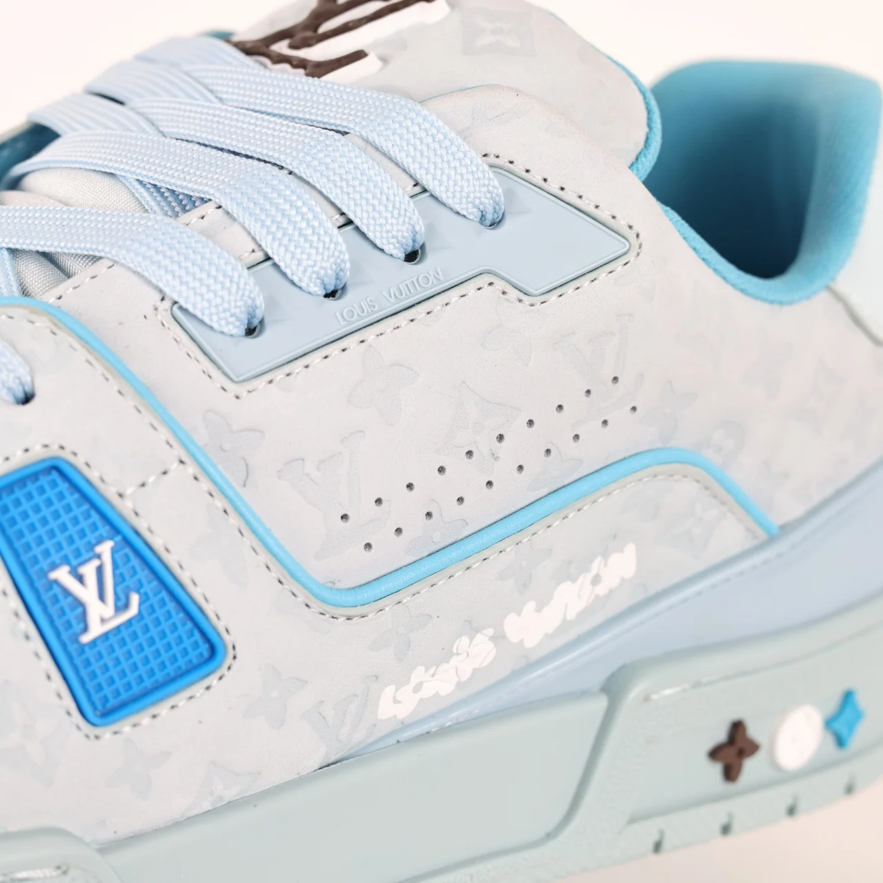Louis Vuitton Taylor blue casual shoes - Detail view 6