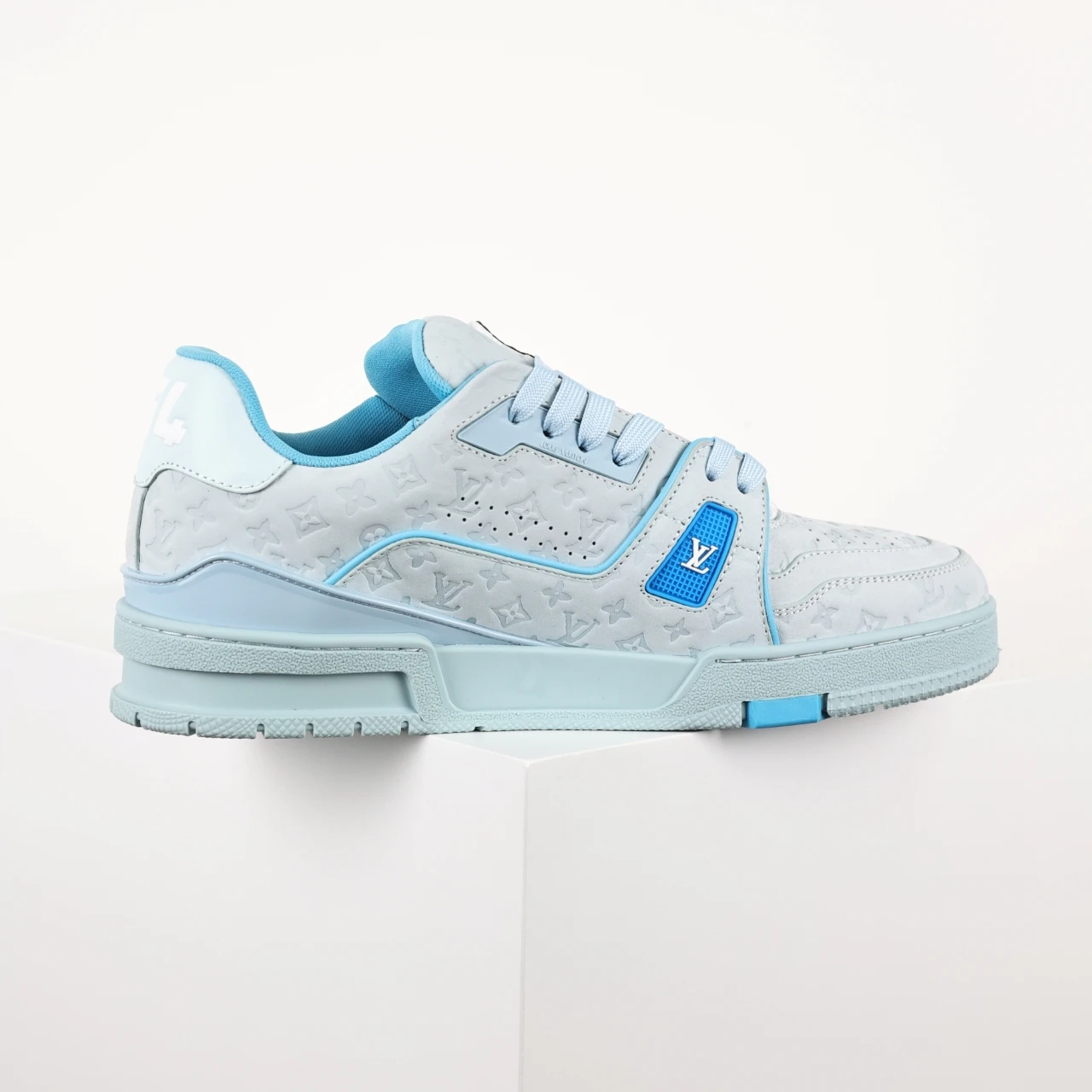 Louis Vuitton Taylor blue casual shoes - Detail view 7