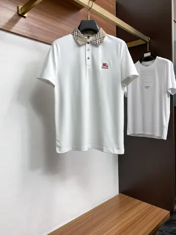 细纹珠地翻领商务Polo