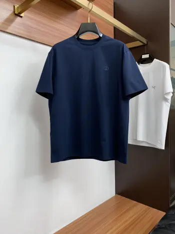 100% Cotton Loose Fit Round Neck Men s Short Sleeve T-Shirt