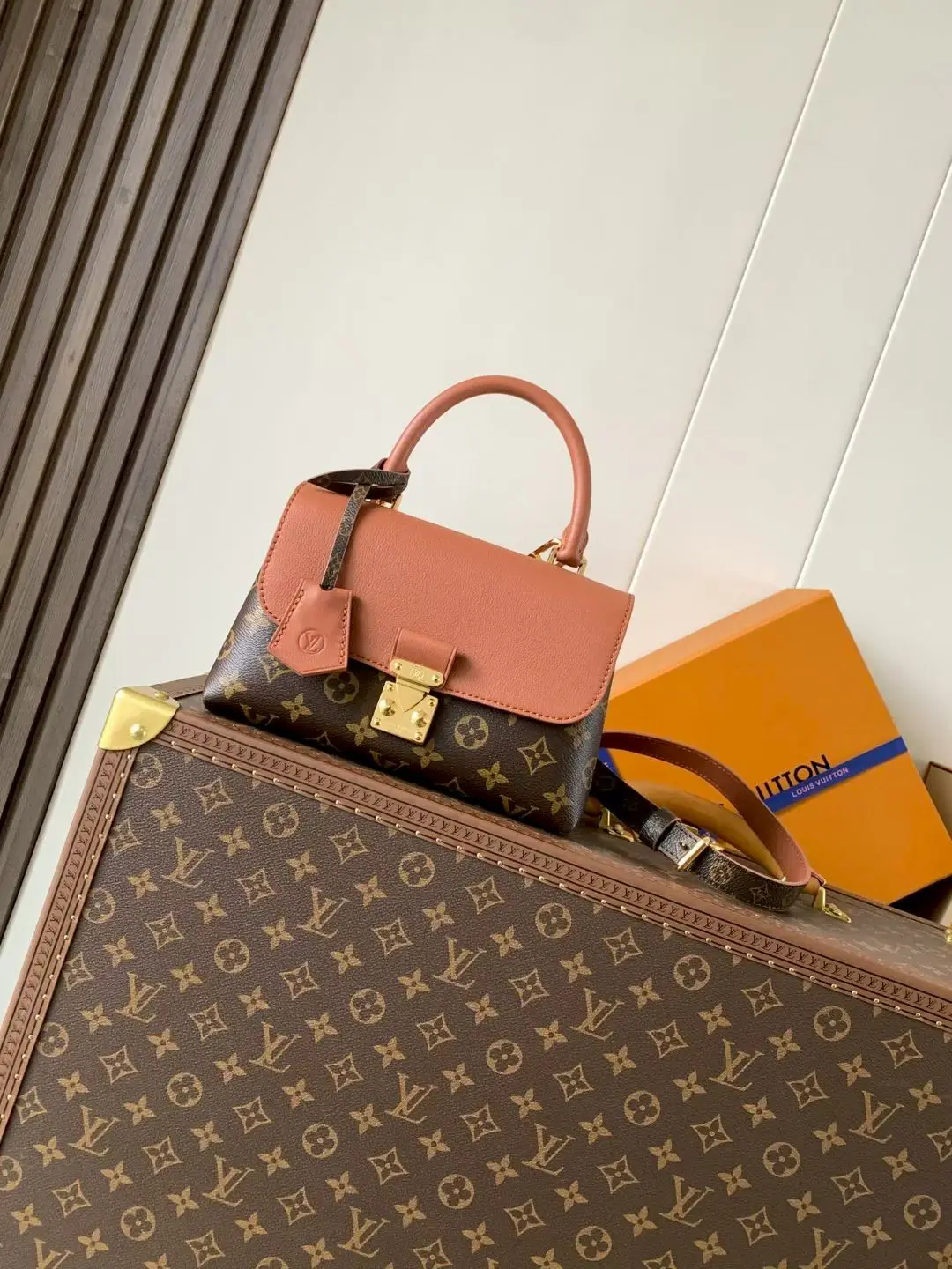 LVM27511 經典圖案帆布手袋 女士斜挎包 - 细节图 1