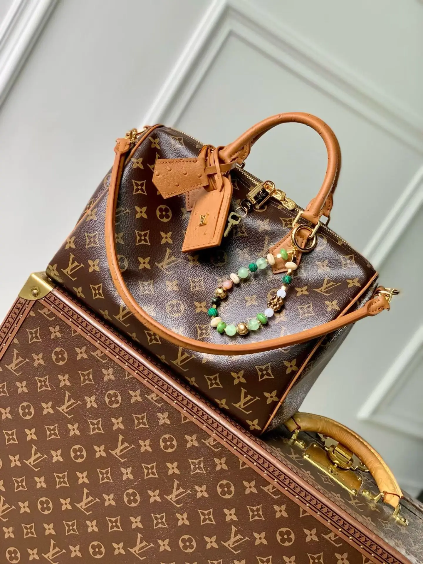 Louis Vuitton M87212 Coated Canvas Handbag Women s Shoulder Bag - Detail view 1