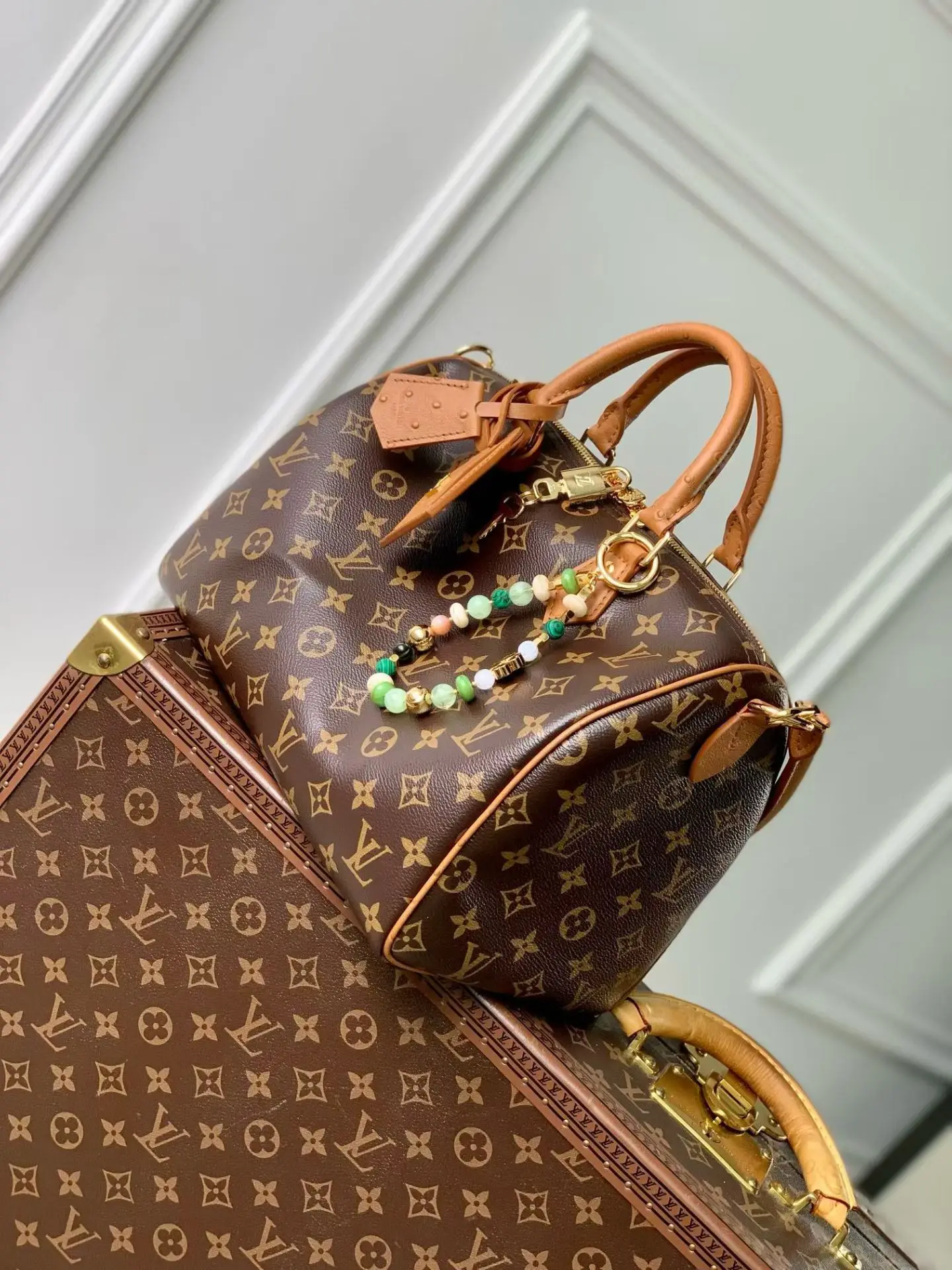 Louis Vuitton M87212 Coated Canvas Handbag Women s Shoulder Bag - Detail view 2