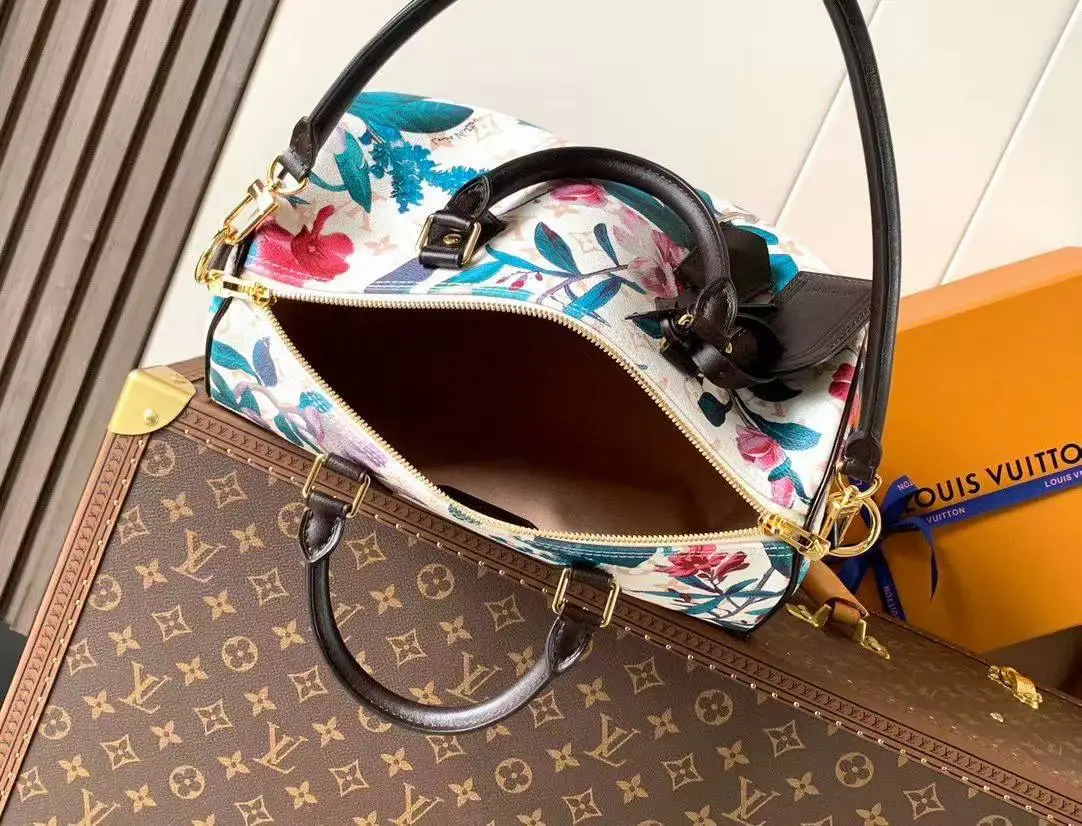 LVM29066 花卉图案手袋 女士斜挎包 - 细节图 8