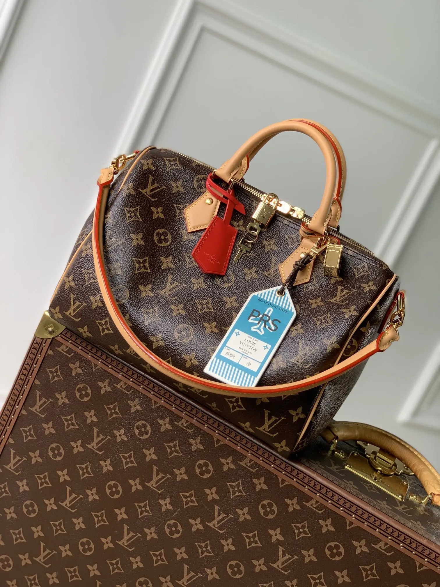 Louis Vuitton M11945 Coated Canvas Handbag Women s Shoulder Bag - Detail view 1