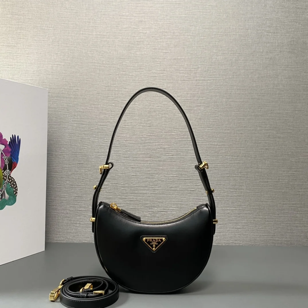 普拉达1BC199 双肩带手袋 女士斜挎包 - 细节图 1