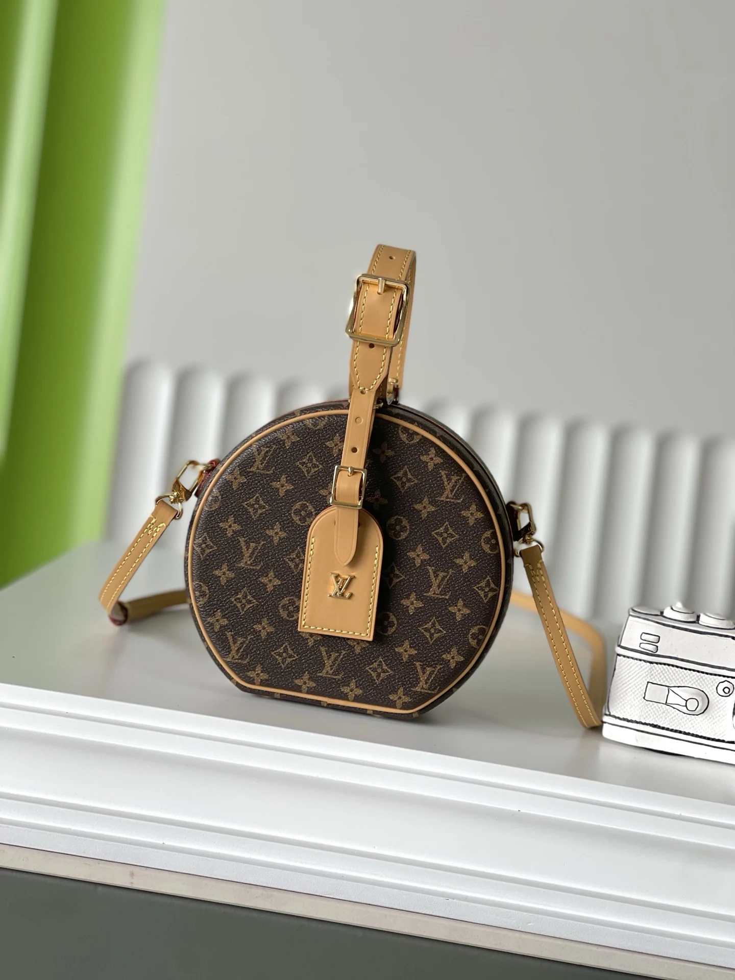 Louis Vuitton M43514 PETITE BOITE CHAPEAU box bag handbag crossbody bag - Detail view 1