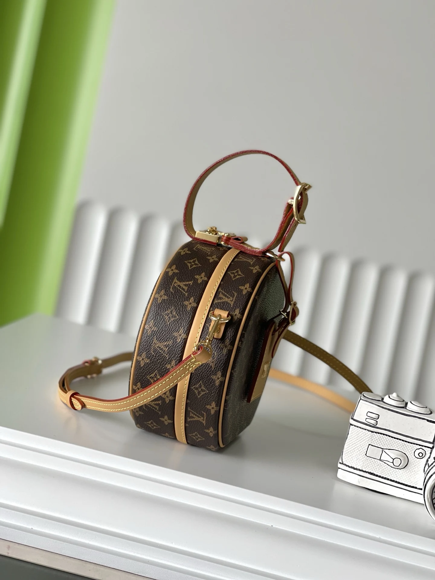 Louis Vuitton M43514 PETITE BOITE CHAPEAU box bag handbag crossbody bag - Detail view 2