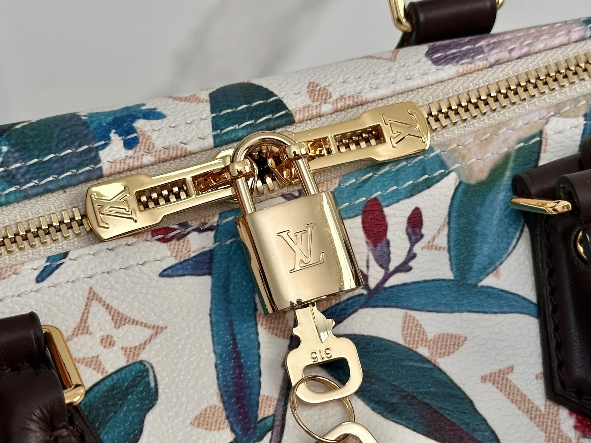 LVM29066 花卉丝印手袋 女士斜挎包 - 细节图 5