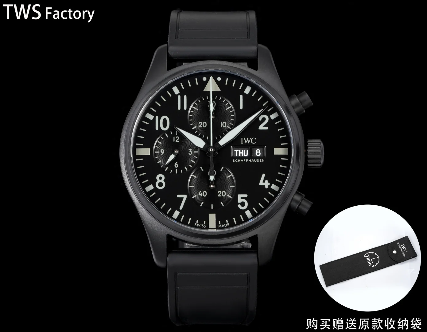 原单万国手表|高仿万国手表|精仿万国手表|一比一万国手表 <p>TWS新品 万国 IWC  N9 AMG工程师强强联手  飞行员系列 </p><p>IWC万国飞行员新款IW388108</p><p>1.腕表采用喷砂哑光技术处理呈现钛效果 做工成熟 线条清晰而富有立体感 颜色搭配和谐 非常百搭 3.表盘设计延续飞行员经典的驾驶舱仪表盘风格  男士多功能机械腕表 </p>
