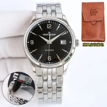 <p>V9新品 积家 JL 大师日历系列6 J28 </p><p>该腕表机芯采用改一体机899型号机芯 机芯28800节拍走时稳  39mmX9.8mm 精致的超薄形外观 蓝宝石镜面玻璃 显得格外的精致 表带可选钢带或皮带 S1精致推荐男士机械腕表 </p>
