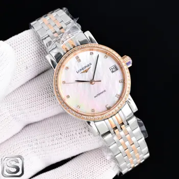  白钢 <p>TW 浪琴 LONGINES XL5 博雅系列  优雅态度 真我个性 为设计宗旨,复刻浪琴表博雅系列</p><p>表壳29MM优雅尺寸 精钢材质篆刻出简洁的圆形轮廓 搭配流畅线条向品牌的制表传统致敬 </p><p>表盘包含白色珍珠母贝  哑光白漆面等样式散发着优美姿态 简约的大三针设计一举一动都是优雅风范的表达 女士机械腕表 </p>