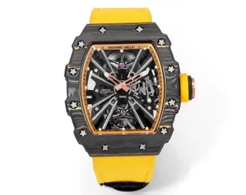 <p> RICHARDMILLE 理查德 米勒RM3 里查德米尔 RM12-01 金碳纤维RM12-01 桶形表壳使用品牌独家的复合材料 Gold Carbon TPT 金碳纤维制作 金箔与碳纤维形成错落有致的纹理 每只表壳的图案都独一无二 推荐男士真飞轮机械腕表 </p>