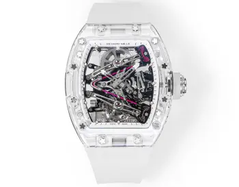 <p>RM  水晶 RICHARD MILLE 理查米尔 </p><p>理查德 米勒 RM3 推出 RM 38-02 水晶 粉色主题镂空陀飞轮腕表</p><p>风格醒目的新作—— RM 38-02 Tourbillon Bubba Watson 陀飞轮腕表与高尔夫职业球手 Bubba Watson 合作设计 推荐男士真飞轮机械腕表 </p>