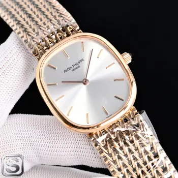  白壳 金壳 <p>PATEK PHILIPPE 百达翡丽 5738 HP1 </p><p> 纤薄 6.2mm</p><p> 重量 75g </p><p> 全新链式表链 全手工装制 PP 手动上链 </p><p> 配送 小牛皮表带+针扣</p><p> 机械 进口机芯</p><p>百达翡丽 5738/1R是品牌经典的酒桶形腕表代表作 男士机械腕表 </p>
