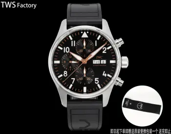  <p>TWS Factory IWC 万国 飞行员系列N9 这一款是万国和电影 F1  联名出的限量表 一上架就引起不少讨论 毕竟IWC这几年已经和F1奔驰车队合作得非常紧密 这款飞行员系列计时腕表43 APXGP延续了飞行员系列一贯的工具表风格 来致敬电影中 APXGP 车队 背透表底能看到自家69385自动计时机芯 33颗宝石  男士多功能机械腕表 </p>