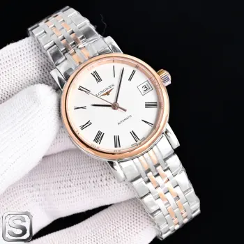 白钢 <p>TW 浪琴 LONGINES XL5 博雅系列  优雅态度 真我个性 为设计宗旨,复刻浪琴表博雅系列</p><p>表壳29MM优雅尺寸 精钢材质篆刻出简洁的圆形轮廓 搭配流畅线条向品牌的制表传统致敬 </p><p>表盘包含白色珍珠母贝  哑光白漆面等样式散发着优美姿态 简约的大三针设计一举一动都是优雅风范的表达 女士机械腕表 </p>