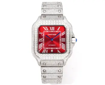 <p>太阳出品 皮带 光盘<p>F4 真莫桑钻 卡地亚 CARTIER  DF4 山度士系列 满天星系列 </p><p>奢华至极 极少量到货 满天星卡地亚山度士满天星莫桑钻版本整表纯手工镶嵌 D 色 VVS 级莫桑钻  Moissanite diamond  全部石头都可以通过专业测试笔测试莫桑钻( Moissanite diamond  折射率2.65-2.69 钻石2.42)</p>