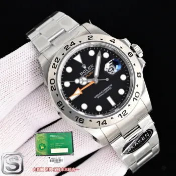 <p>BLAKEN最新升级 劳力士 ROLEX B33 </p><p>(三码合一) 探险家系列 </p><p>RolexExplorer II 226570-0001白探二 / 226570-0002黑探二 探索者的终极选择极地硬核风范  The Ultimate Choice for Explorers, Arctic Strength  </p><p> 42mm霸道表径 力量与优雅的黄金比例 <p>