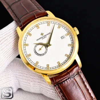  白壳 金壳<p>新款 江诗丹顿 VC MO1 传袭系列87172<p> 38mm 的表径更加精致优雅为中性腕表  </p><p>87172/000R-9302腕表充分传承到了江诗丹顿制表精华 经典的小针 男士 两针半 机械腕表 </p>
