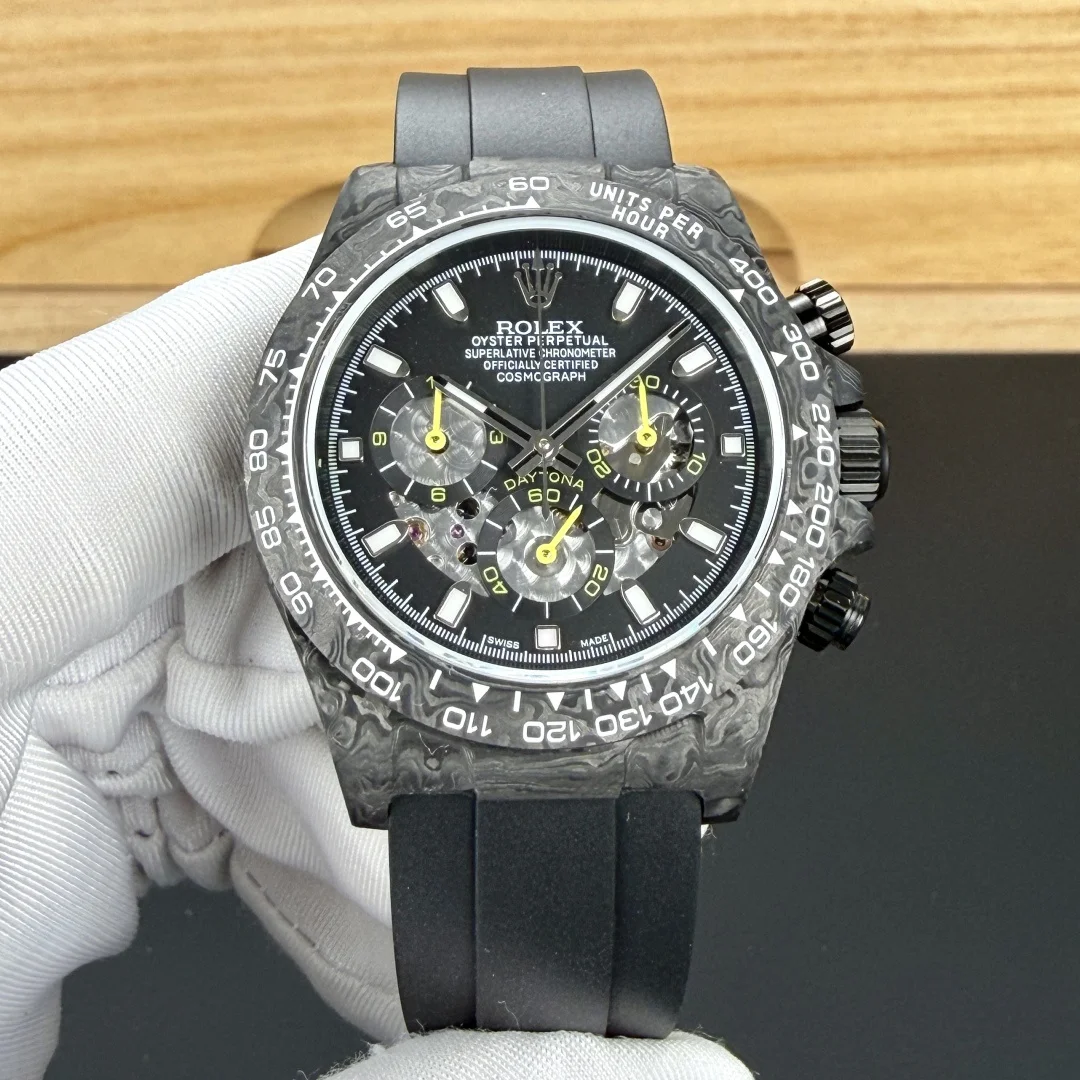 ROLEX Cosmic Daytona All-Carbon Fiber Version Watch Men s Mechanical Watch - Detail view 1