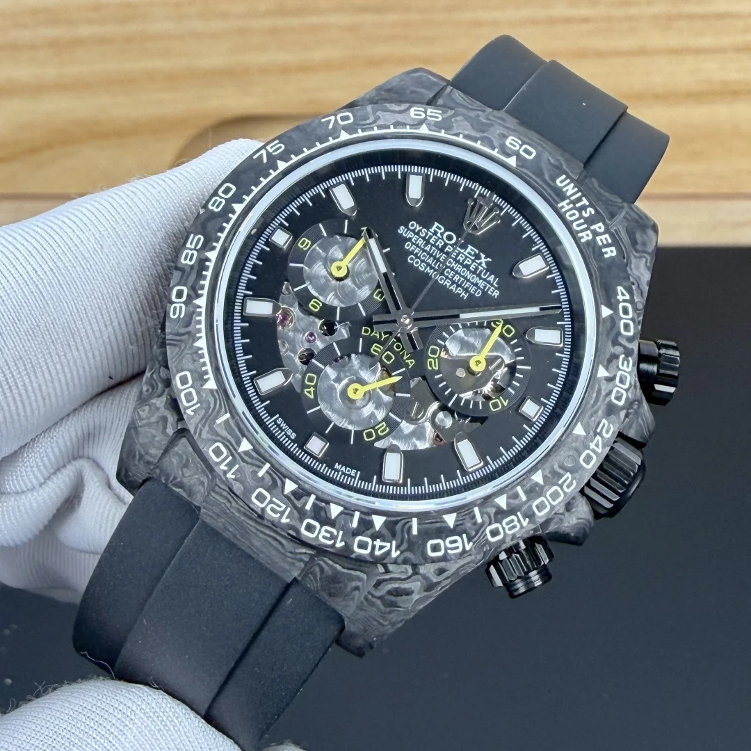 ROLEX Cosmic Daytona All-Carbon Fiber Version Watch Men s Mechanical Watch - Detail view 2