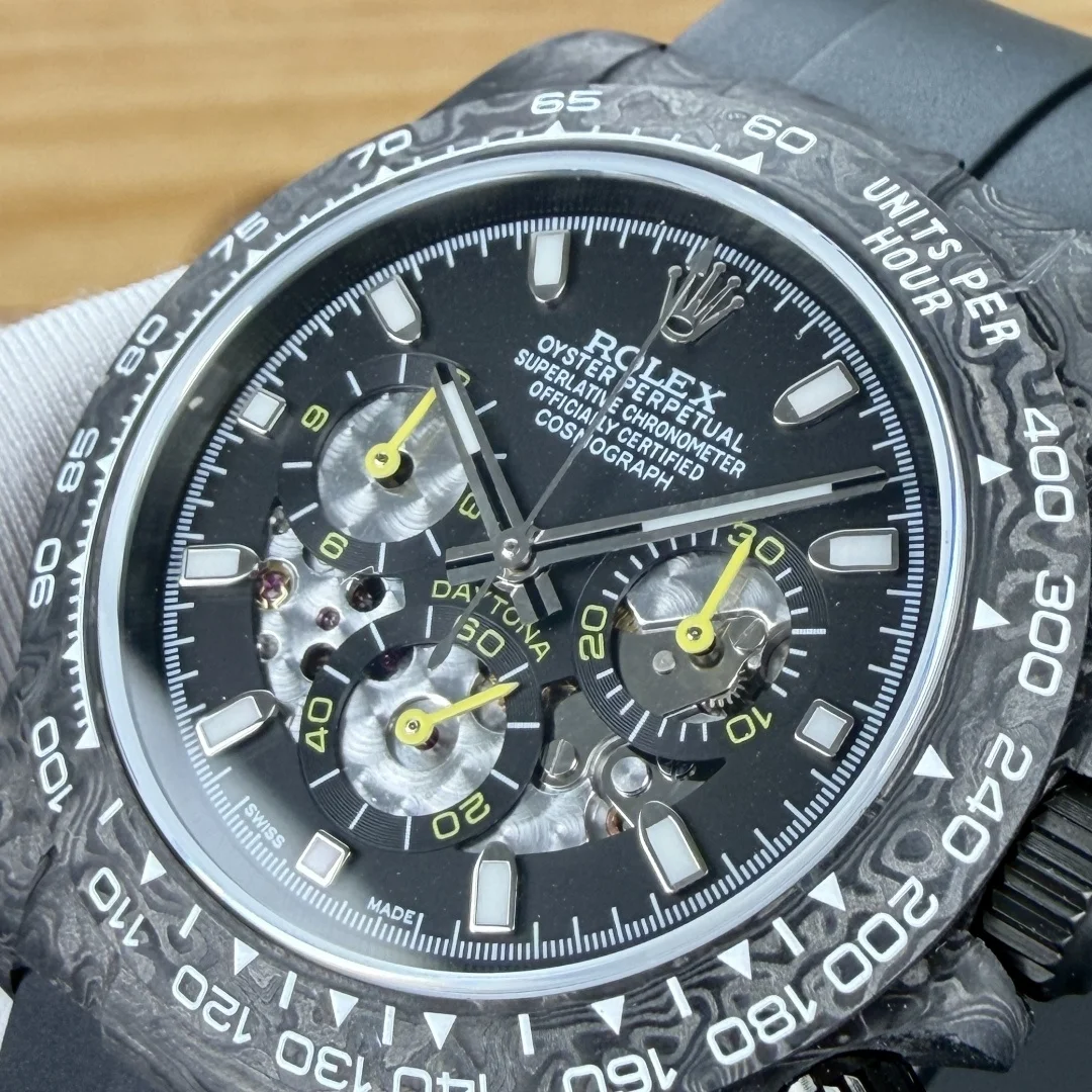 ROLEX Cosmic Daytona All-Carbon Fiber Version Watch Men s Mechanical Watch - Detail view 3