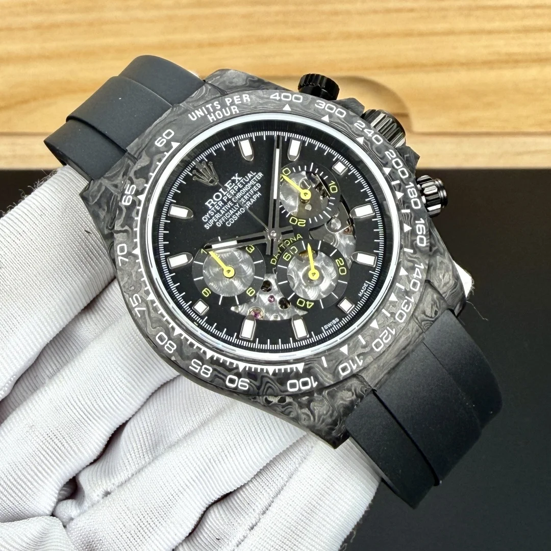 ROLEX Cosmic Daytona All-Carbon Fiber Version Watch Men s Mechanical Watch - Detail view 4