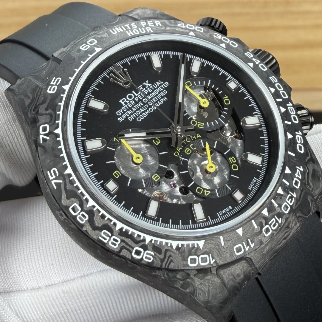 ROLEX Cosmic Daytona All-Carbon Fiber Version Watch Men s Mechanical Watch - Detail view 5