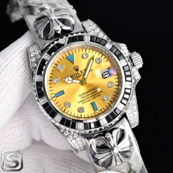 <p>新品 劳力士 ROLEX X43 重工打造克罗心给你不一样的体验 不喜欢撞鬼的你 它绝对是你的知音 劳力士ROLEX 水鬼后镶钻克罗心系列男士精品时尚腕表 搭配进口全自动机械机芯 316精钢表壳 强化矿物耐磨玻璃镜片 太阳出品精致推荐男士机械腕表 