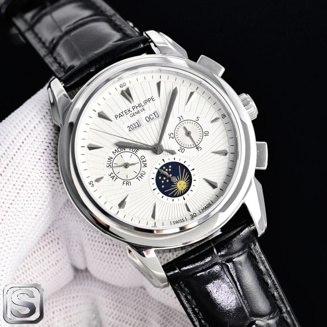 PATEK PHILIPPE Perpetual calendar wristwatch Men s mechanical wristwatch - Detail view 1