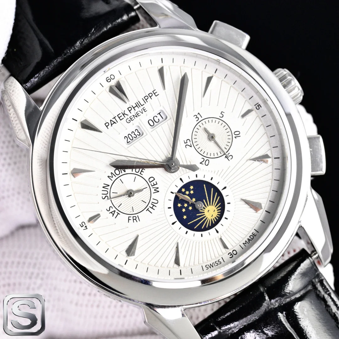 PATEK PHILIPPE Perpetual calendar wristwatch Men s mechanical wristwatch - Detail view 4