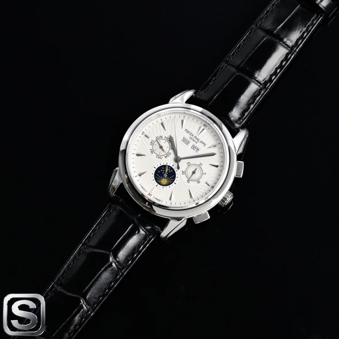PATEK PHILIPPE Perpetual calendar wristwatch Men s mechanical wristwatch - Detail view 9