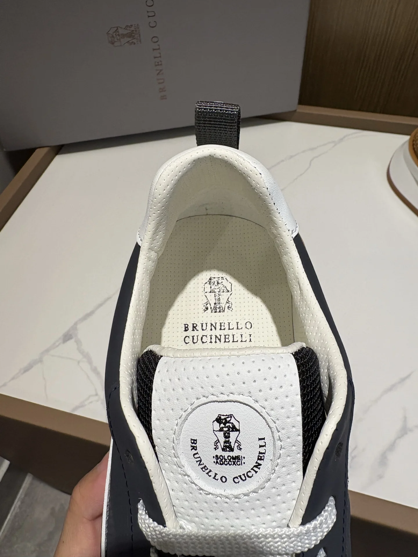 Brunello Cucinelli Lychee pattern low-top sports shoes men s sports shoes - Detail view 7