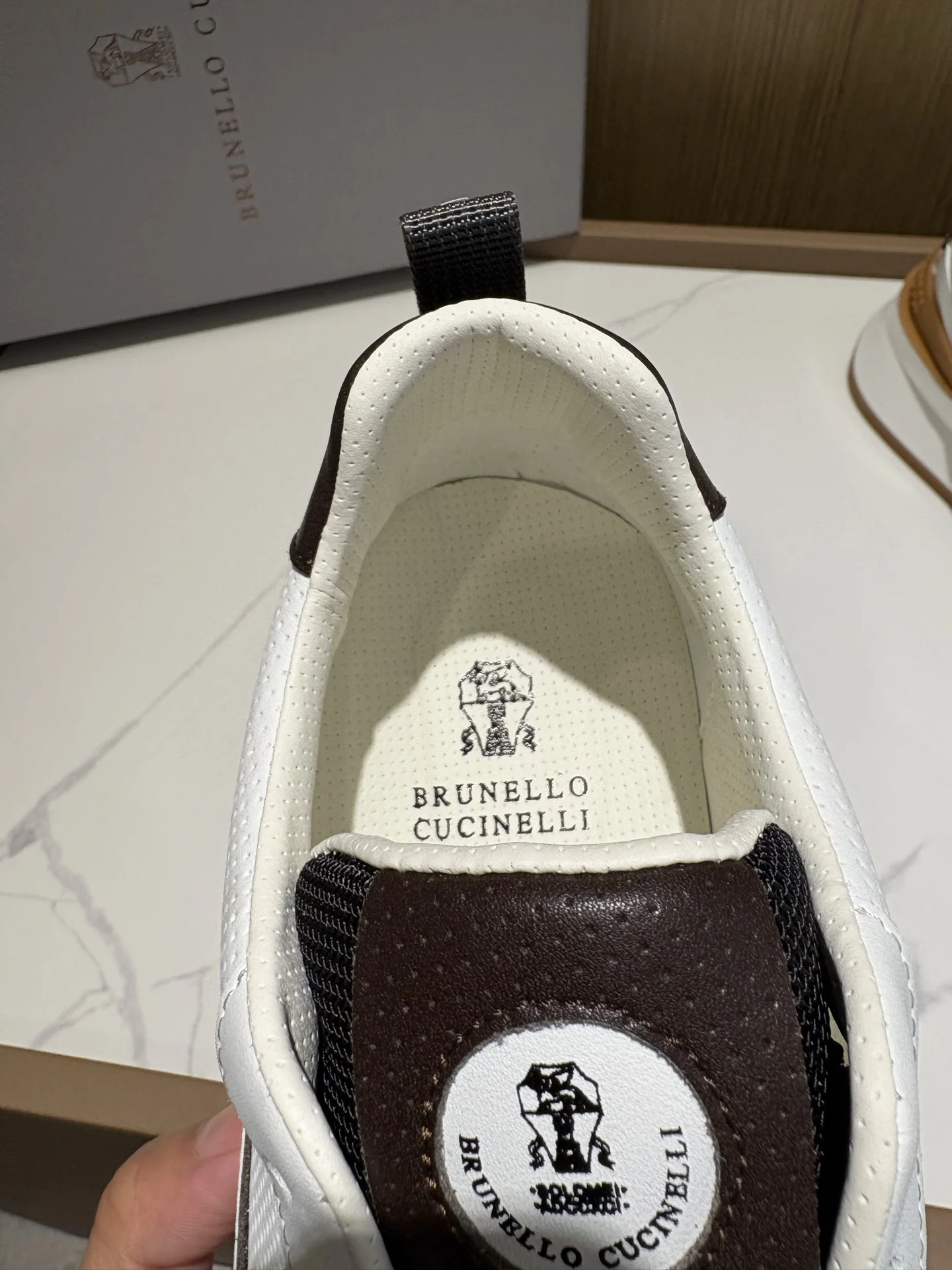 Brunello Cucinelli Lychee pattern low-top sports shoes men s sports shoes - Detail view 7