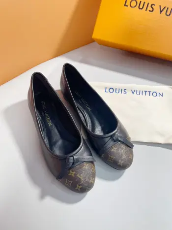 Ballet flats women s leather shoes