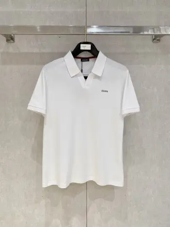 新款字母logo男士翻领Polo衫