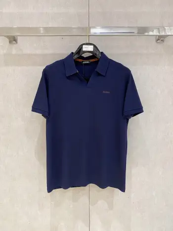 新款字母logo男士翻领Polo衫
