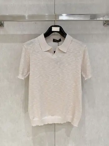 Old Money Style Knitted Short Sleeve